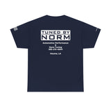Tuned By Norm "Tech" R2- Unisex Heavy Cotton Tee, Car Enthusiast Shirt, Gift for Mechanics, Custom Printing, Casual Style