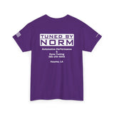 Tuned By Norm "Tech" R2- Unisex Heavy Cotton Tee, Car Enthusiast Shirt, Gift for Mechanics, Custom Printing, Casual Style