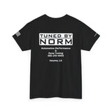 Tuned By Norm "Tech" R2- Unisex Heavy Cotton Tee, Car Enthusiast Shirt, Gift for Mechanics, Custom Printing, Casual Style